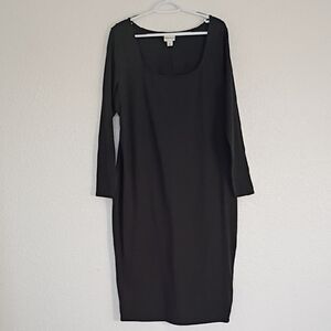 H&M Classic Black Long Sleeve Dress